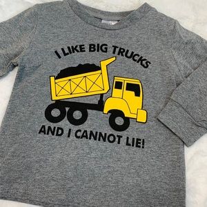 I Like Big Trucks Long Sleeve Shirt, Baby Boy